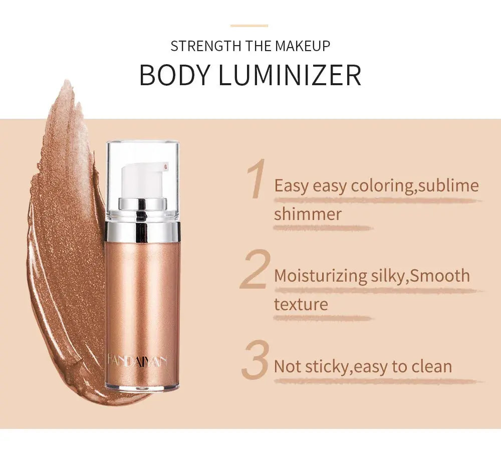 Liquid Highlighter Body Shimmer for Radiant Skin Shine - Love Salve